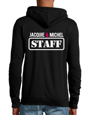 sexy Veste à capuche Jacquie  Michel Staff