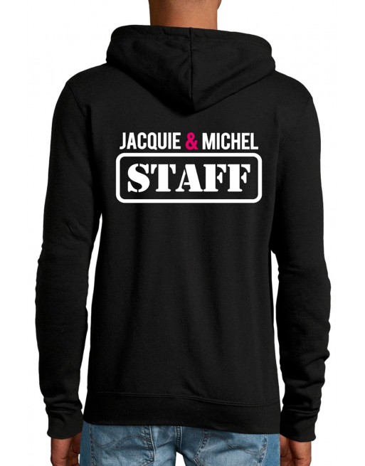 sexy Veste à capuche Jacquie  Michel Staff