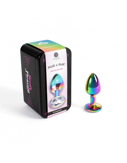 sexy Plug anal secret play - Rainbow metal