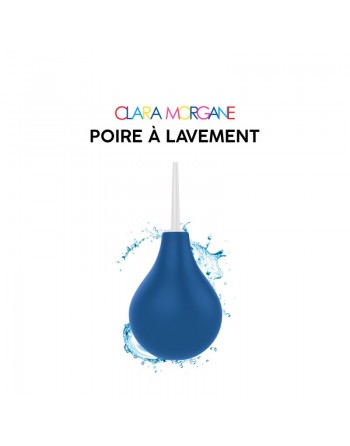 sexy Poire à lavement Clara Morgane - Bleue