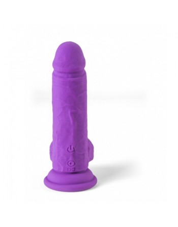 sexy VIBROMASSEUR RÉALISTE R12 14.4CM AVEC TÉLÉCOMMANDE VIOLET