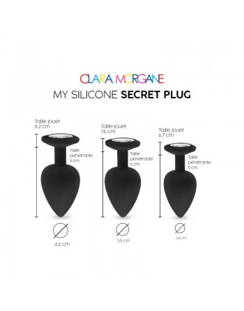 sexy My Silicone Secret Plug - Noir