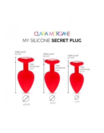 sexy My Silicone Secret Plug - Rouge
