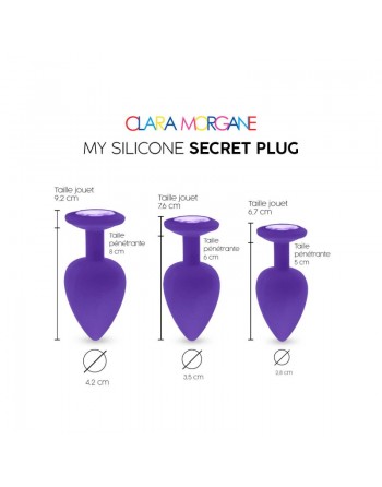 sexy My Silicone Secret Plug - Purple