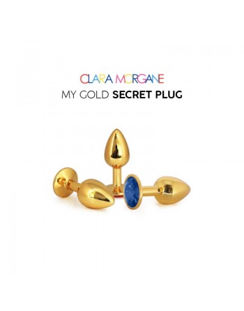 sexy My Gold Secret Plug - Bleu