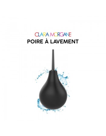 sexy Poire à lavement Clara Morgane - Noir