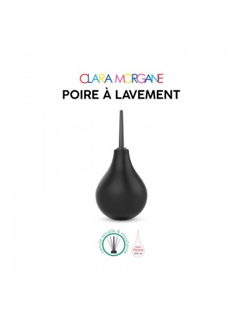 sexy Poire à lavement Clara Morgane - Noir