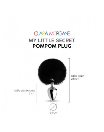 sexy My little secret pompom plug - noir