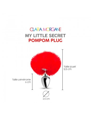 sexy My little secret pompom plug - rouge