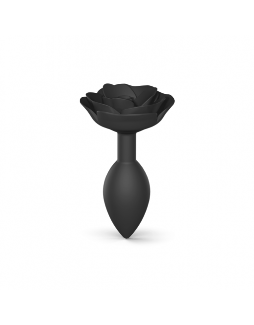 sexy Plug Open Roses L - Black Onyx