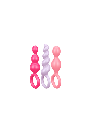 sexy Plug anal Satisfyer Booty Call 3 pcs - Multicolor