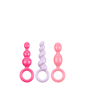 sexy Plug anal Satisfyer Booty Call 3 pcs - Multicolor