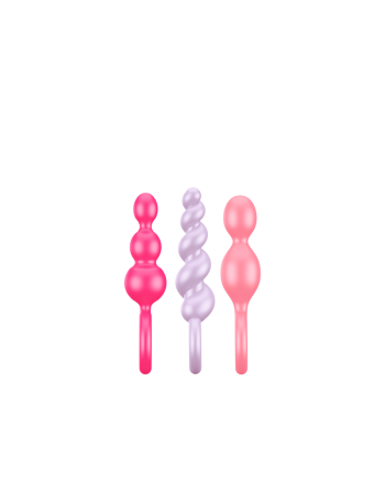 sexy Plug anal Satisfyer Booty Call 3 pcs - Multicolor