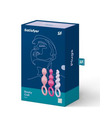 sexy Plug anal Satisfyer Booty Call 3 pcs - Multicolor