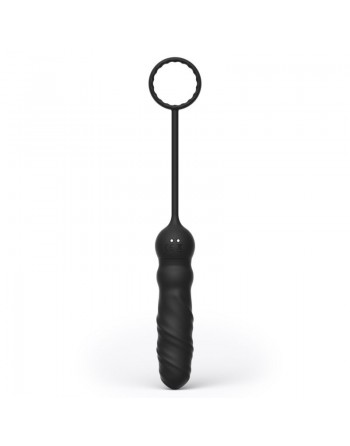 sexy Plug anal et cockring Deep Seeker - Noir