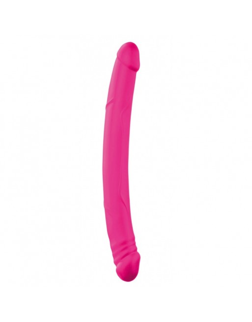 sexy Gode Real Double Do Magenta - Rose