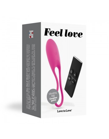 sexy Oeuf vibrant Feel Love - Rose