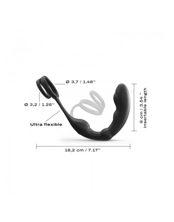 sexy Stimulateur de prostate Dorcel P-Ring - Noir