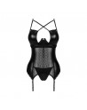 sexy Norides Corset et string - noir