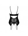 sexy Norides Corset et string - noir