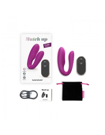 sexy MATCH UP - Sweet Orchid - Jouet pour couple télécommandé