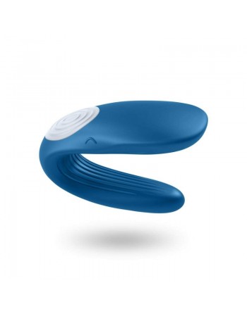 sexy Stimulateur pour couple Satisfyer Double Whale - Bleu
