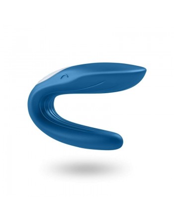 sexy Stimulateur pour couple Satisfyer Double Whale - Bleu