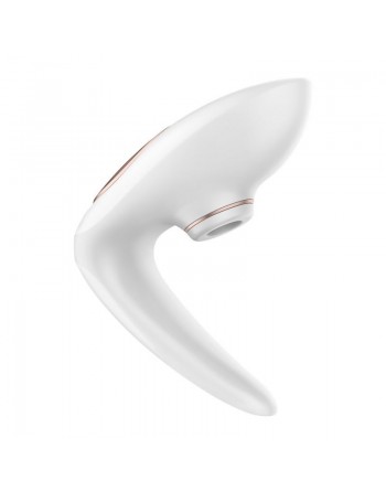 sexy Stimulateur vibromasseur Satisfyer Pro 4 Couples - Blanc et Or rose