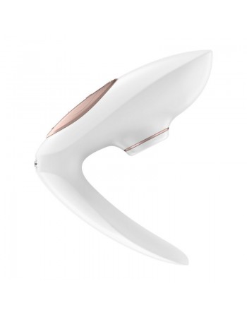 sexy Stimulateur vibromasseur Satisfyer Pro 4 Couples - Blanc et Or rose