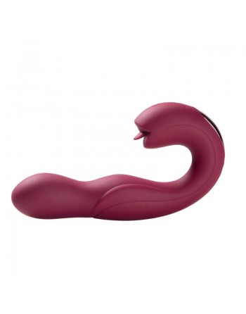 sexy Joi Pro 2 Violet - Vibrateur - lécheur de clitoris rotatif à tête télécommandée pour le point G