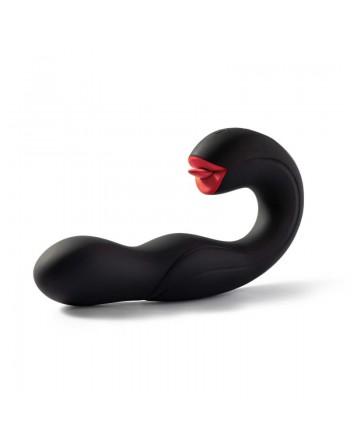 sexy Joi Pro 2 Black - Vibrateur - lécheur de clitoris rotatif à tête télécommandée pour le point G