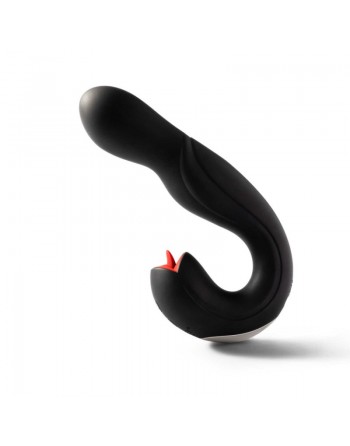 sexy Joi Pro 2 Black - Vibrateur - lécheur de clitoris rotatif à tête télécommandée pour le point G