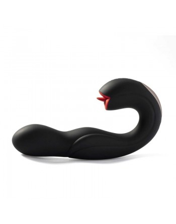 sexy Joi Pro 2 Black - Vibrateur - lécheur de clitoris rotatif à tête télécommandée pour le point G