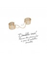 sexy Désir Métallique - Menottes Bracelets - Or