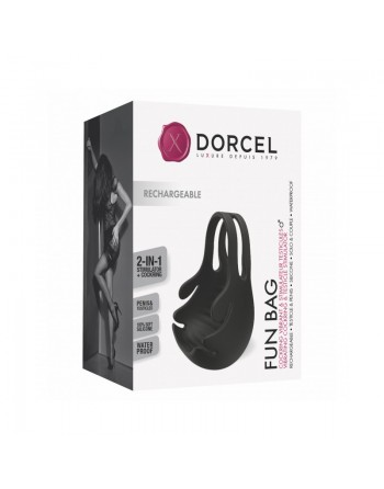 sexy Cockring Fun Bag Dorcel - Noir