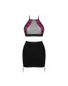 sexy Rosenty ensemble Top et Jupe - Noir