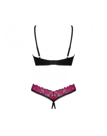 sexy Rosenty ensemble 2 pièces ouvert - Noir