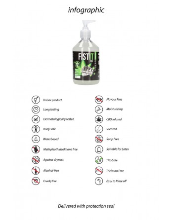 sexy Lubrifiant CBD Fist It 500ml