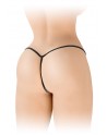 sexy String ficelle ouvert Sandra noir - Fashion Secret