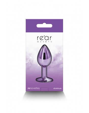 sexy Plug bijou aluminium chromé violet S