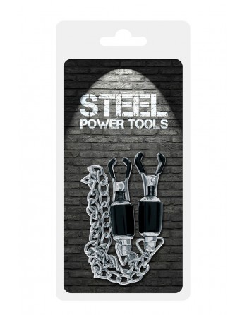 sexy Pinces à seins avec chaine - Steel Power Tools