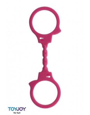 sexy Menottes silicone stretchy - rose