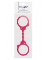 sexy Menottes silicone stretchy - rose