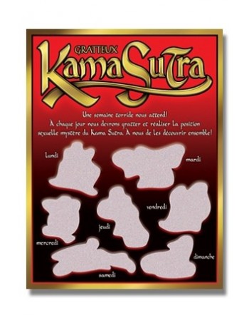 sexy Carte à gratter Kama Sutra