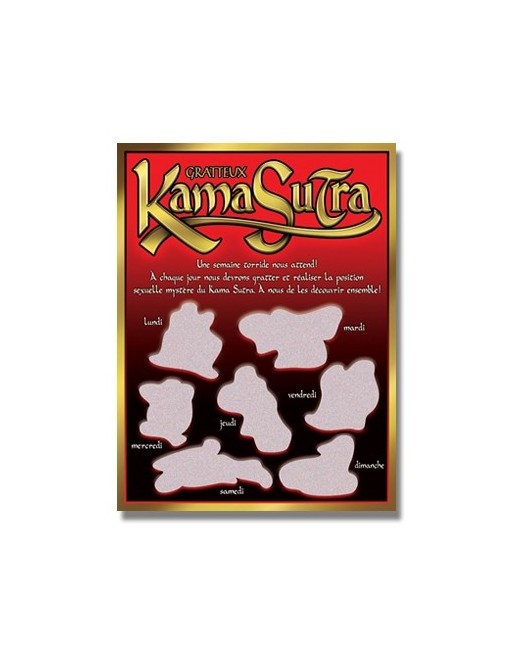 sexy Carte à gratter Kama Sutra