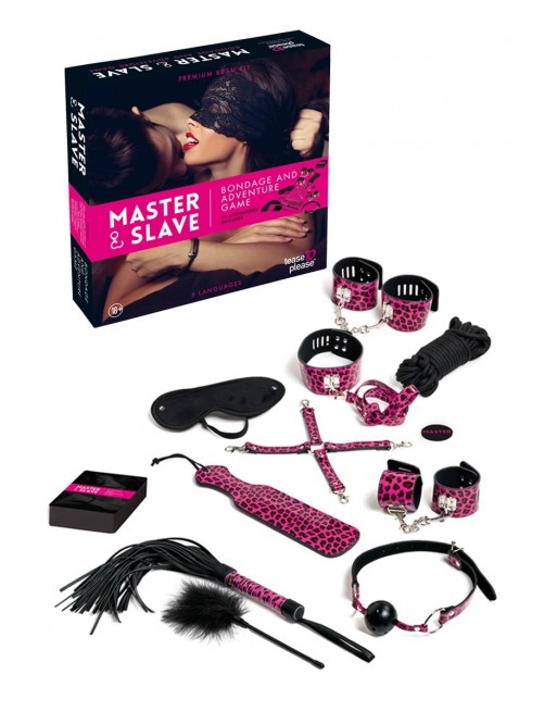 sexy Jeu de bondage Master  Slave - rose