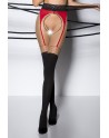 sexy Collants ouverts TI003 - rouge