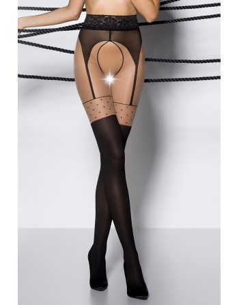 sexy Collants ouverts TI003 - noir