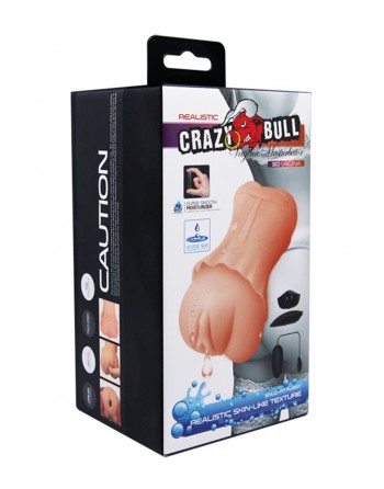 sexy Masturbateur vagin vibrant réaliste - Crazy Bull