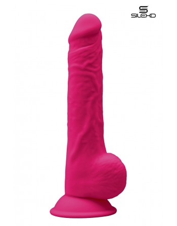 sexy Gode double densité rose 24 cm - Modèle 3